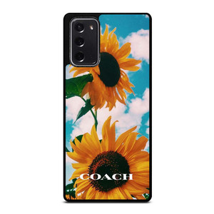 COACH SUNFLOWER Samsung Galaxy Note 20 Case Cover COACH SUNFLOWER Samsung Galaxy Note 20 Case Cover