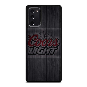 COORS LIGHT WOODEN LOGO Samsung Galaxy Note 20 Case Cover COORS LIGHT WOODEN LOGO Samsung Galaxy Note 20 Case Cover