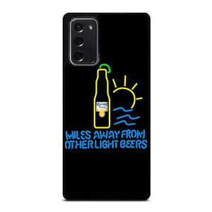 CORONA LIGHT BEER MILES AWAY Samsung Galaxy Note 20 Case Cover CORONA LIGHT BEER MILES AWAY Samsung Galaxy Note 20 Case Cover