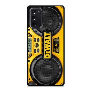 DEWALT JOBSITE RADIO BLUETOOTH Samsung Galaxy Note 20 Case Cover DEWALT JOBSITE RADIO BLUETOOTH Samsung Galaxy Note 20 Case Cover