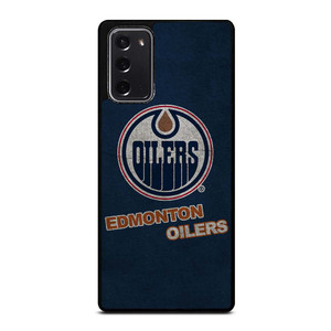 EDMONTON OILERS LOGO BLUE SUEDE Samsung Galaxy Note 20 Case Cover EDMONTON OILERS LOGO BLUE SUEDE Samsung Galaxy Note 20 Case Cover