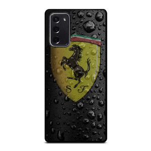 FERRARI DROP WATER BLACK Samsung Galaxy Note 20 Case Cover FERRARI DROP WATER BLACK Samsung Galaxy Note 20 Case Cover