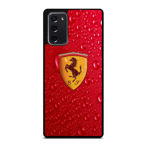 FERRARI DROP WATER RED Samsung Galaxy Note 20 Case Cover FERRARI DROP WATER RED Samsung Galaxy Note 20 Case Cover
