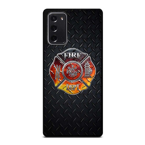 FIREFIGHTER FIREMAN METAL LOGO Samsung Galaxy Note 20 Case Cover