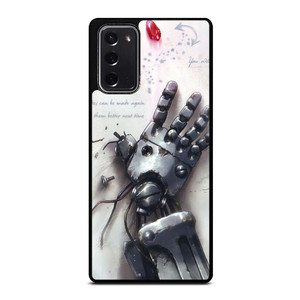 FULLMETAL ALCHEMIST QUOTE Samsung Galaxy Note 20 Case Cover FULLMETAL ALCHEMIST QUOTE Samsung Galaxy Note 20 Case Cover