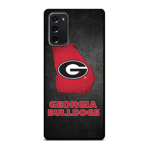GEORGIA BULLDOGS SYMBOL METAL Samsung Galaxy Note 20 Case Cover GEORGIA BULLDOGS SYMBOL METAL Samsung Galaxy Note 20 Case Cover