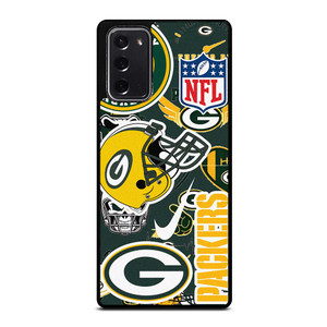 GREEN BAY PACKERS NFL STICKER BOMB Samsung Galaxy Note 20 Case Cover