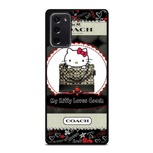 HELLO KITTY LOVES COACH Samsung Galaxy Note 20 Case Cover HELLO KITTY LOVES COACH Samsung Galaxy Note 20 Case Cover