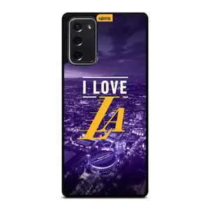 I LOVE LA LAKERS NBA LOGO Samsung Galaxy Note 20 Case Cover