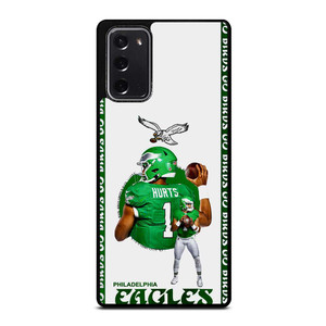 JALEN HURTS PHILADELPHIA STRIPE Samsung Galaxy Note 20 Case Cover