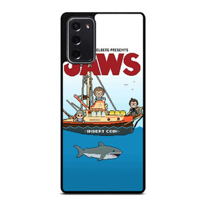 JAWS LOGO 8 BIT Samsung Galaxy Note 20 Case Cover