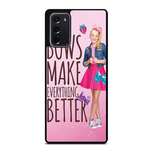 JOJO SIWA BOWS MAKE EVERYTHING BETTER Samsung Galaxy Note 20 Case Cover