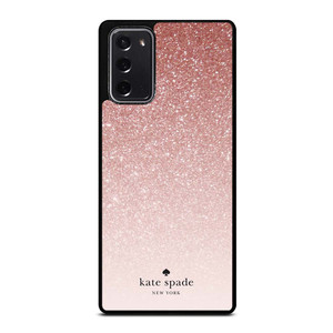 KATE SPADE NEW YORK ROSE WHITE GLITTER Samsung Galaxy Note 20 Case Cover KATE SPADE NEW YORK ROSE WHITE GLITTER Samsung Galaxy Note 20 Case Cover