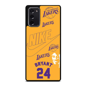 KOBER BRYANT LAKERS NIKE YELLOW Samsung Galaxy Note 20 Case Cover KOBER BRYANT LAKERS NIKE YELLOW Samsung Galaxy Note 20 Case Cover