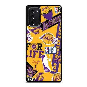 LA LOS ANGELES LAKERS STICKER BOMB Samsung Galaxy Note 20 Case Cover