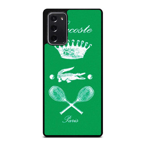 LACOSTE TENNIS PARIS Samsung Galaxy Note 20 Case Cover LACOSTE TENNIS PARIS Samsung Galaxy Note 20 Case Cover