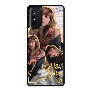 LALISA BLACKPINK CUTE COLLAGE Samsung Galaxy Note 20 Case Cover