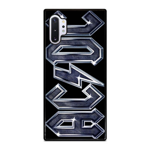 ACDC METAL CARBON LOGO Samsung Galaxy Note 10 Plus Case Cover