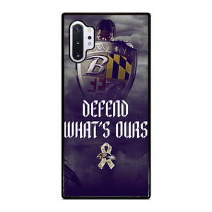 BALTIMORE RAVENS DEFEND WHATS OURS Samsung Galaxy Note 10 Plus Case Cover BALTIMORE RAVENS DEFEND WHATS OURS Samsung Galaxy Note 10 Plus Case Cover