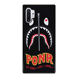 BAPE BATHING APE X PONR Samsung Galaxy Note 10 Plus Case Cover
