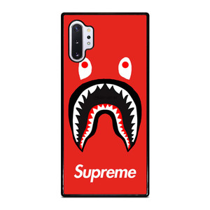 BAPE SHARK SUPREME RED Samsung Galaxy Note 10 Plus Case Cover