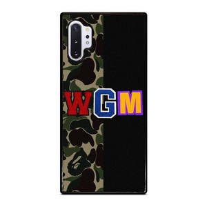 BAPE WGM CAMO Samsung Galaxy Note 10 Plus Case Cover