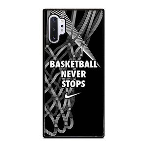 BASKETBALL NEVER STOPS LOGO Samsung Galaxy Note 10 Plus Case Cover BASKETBALL NEVER STOPS LOGO Samsung Galaxy Note 10 Plus Case Cover