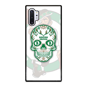 BOSTON CELTICS BASKET SKULL Samsung Galaxy Note 10 Plus Case Cover