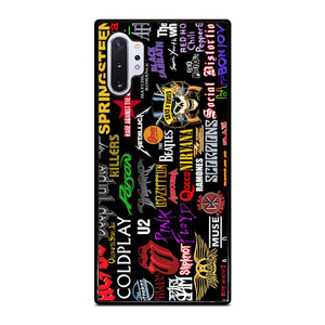 CLASSIC ROCK BAND COLLAGE Samsung Galaxy Note 10 Plus Case Cover