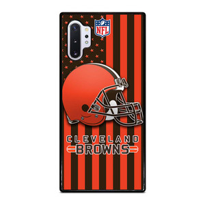 CLEVELAND BROWNS NFL Samsung Galaxy Note 10 Plus Case Cover CLEVELAND BROWNS NFL Samsung Galaxy Note 10 Plus Case Cover