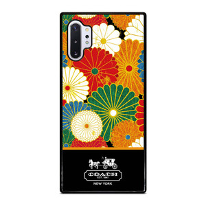 COACH NEW YORK COLORFUL FLORAL LOGO Samsung Galaxy Note 10 Plus Case Cover COACH NEW YORK COLORFUL FLORAL LOGO Samsung Galaxy Note 10 Plus Case Cover