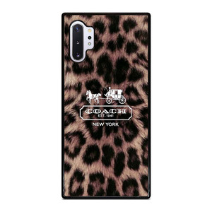 COACH NEW YORK LEOPARD Samsung Galaxy Note 10 Plus Case Cover