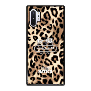 COACH NEW YORK PINK NATION LEPOARD Samsung Galaxy Note 10 Plus Case Cover COACH NEW YORK PINK NATION LEPOARD Samsung Galaxy Note 10 Plus Case Cover