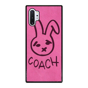 COACH NEW YORK RABBIT LEATHER PINK Samsung Galaxy Note 10 Plus Case Cover COACH NEW YORK RABBIT LEATHER PINK Samsung Galaxy Note 10 Plus Case Cover