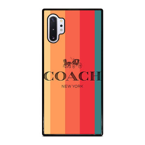 COACH NEW YORK STRIPES 2 Samsung Galaxy Note 10 Plus Case Cover COACH NEW YORK STRIPES 2 Samsung Galaxy Note 10 Plus Case Cover