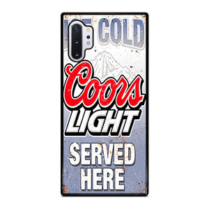 COORS LIGHT BEER ICE GOLD Samsung Galaxy Note 10 Plus Case Cover COORS LIGHT BEER ICE GOLD Samsung Galaxy Note 10 Plus Case Cover