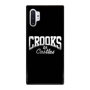 CROOKS AND CASTLES LOGO BLACK Samsung Galaxy Note 10 Plus Case Cover CROOKS AND CASTLES LOGO BLACK Samsung Galaxy Note 10 Plus Case Cover