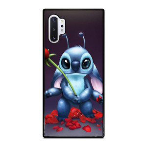 DISNEY STITCH AND ROSE FLOWER Samsung Galaxy Note 10 Plus Case Cover DISNEY STITCH AND ROSE FLOWER Samsung Galaxy Note 10 Plus Case Cover