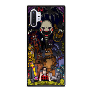 FIVE NIGHTS AT FREDDY'S ALL CHARACTERS Samsung Galaxy Note 10 Plus Case Cover FIVE NIGHTS AT FREDDY'S ALL CHARACTERS Samsung Galaxy Note 10 Plus Case Cover