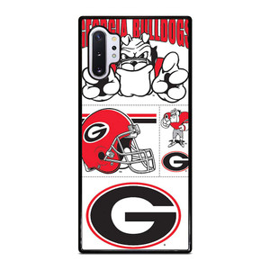 GEORGIA BULLDOGS STICKER COLLECTION Samsung Galaxy Note 10 Plus Case Cover