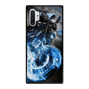 GHOST RIDER BLUE FIRE Samsung Galaxy Note 10 Plus Case Cover GHOST RIDER BLUE FIRE Samsung Galaxy Note 10 Plus Case Cover