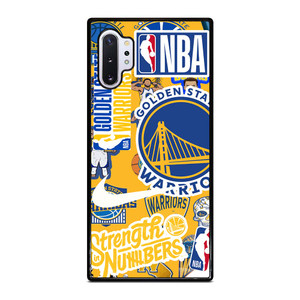GOLDEN STATE WARRIORS NBA STICKER BOMB Samsung Galaxy Note 10 Plus Case Cover
