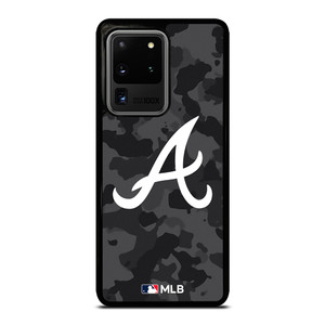 ATLANTA BRAVES BASEBALL BLACK CAMO Samsung Galaxy S20 Ultra Case Cover ATLANTA BRAVES BASEBALL BLACK CAMO Samsung Galaxy S20 Ultra Case Cover