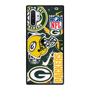 GREEN BAY PACKERS NFL STICKER BOMB Samsung Galaxy Note 10 Plus Case Cover