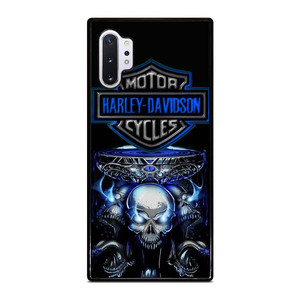 HARLEY DAVIDSON SKULL BLUE Samsung Galaxy Note 10 Plus Case Cover