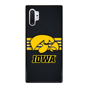 IOWA HAWKEYES STRIPE LOGO Samsung Galaxy Note 10 Plus Case Cover