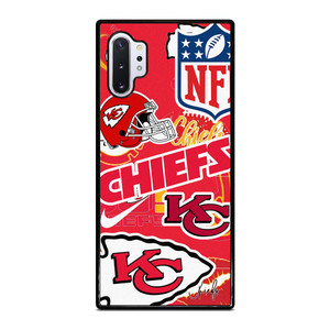 KANSAS CITY CHIEFS NFL STICKER BOMB Samsung Galaxy Note 10 Plus Case Cover KANSAS CITY CHIEFS NFL STICKER BOMB Samsung Galaxy Note 10 Plus Case Cover