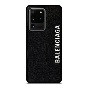 BALENCIAGA LEATHER BLACK Samsung Galaxy S20 Ultra Case Cover