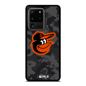 BALTIMORE ORIOLES BASEBALL BLACK CAMO Samsung Galaxy S20 Ultra Case Cover