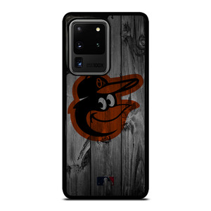 BALTIMORE ORIOLES BASEBALL MLB WOOD LOGO Samsung Galaxy S20 Ultra Case Cover